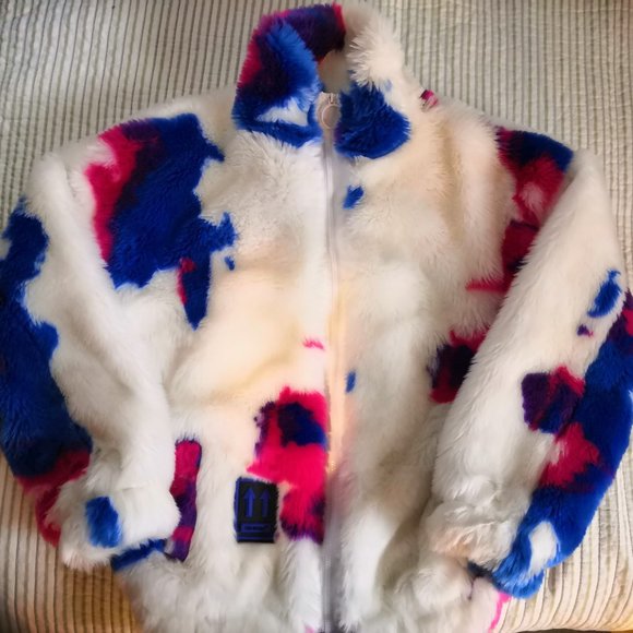 2013 Off-White™’s Faux-Fur Zip Anorak Coat